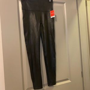 Spanx faux leather leggings
